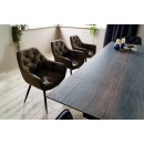 Стол обеденный SIGNAL SALVADORE эффект дерева/черный мат 160-240/90